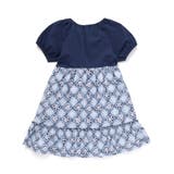 【お揃い】復刻アーカイブタイル柄切り替えパフスリーブワンピース(90~150cm… | BeBe | 詳細画像6 