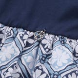 【お揃い】復刻アーカイブタイル柄切り替えパフスリーブワンピース(90~150cm… | BeBe | 詳細画像9 