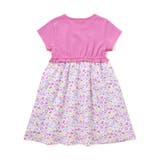 【お揃い】シャンドゥフルールプリントローン天竺切り替えワンピース(80~150c… | BeBe | 詳細画像10 