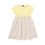 【お揃い】シャンドゥフルールプリントローン天竺切り替えワンピース(80~150c… | BeBe | 詳細画像12 