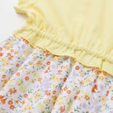 【お揃い】シャンドゥフルールプリントローン天竺切り替えワンピース(80~150c… | BeBe | 詳細画像17 