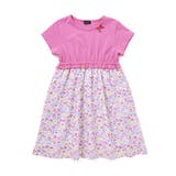 【お揃い】シャンドゥフルールプリントローン天竺切り替えワンピース(80~150c… | BeBe | 詳細画像9 