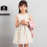 【お揃い】リバティタナローン(PARIS POSTCARD)リボンベルトワンピー… | BeBe | 詳細画像4 