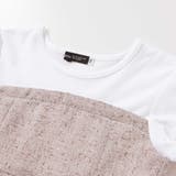 ネップツイードドッキング半袖ワンピース(90~150cm) | BeBe | 詳細画像12 