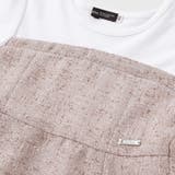 ネップツイードドッキング半袖ワンピース(90~150cm) | BeBe | 詳細画像13 