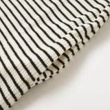 【お揃い】ボーダーリブZIPカラー長袖ワンピース(90~150cm) | BeBe | 詳細画像11
