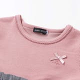 テレコ×ツイル切り替え長袖ワンピース(90~150cm) | BeBe | 詳細画像5 