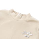 ベロア×ファンシーヤーン切り替えハイネックバルーンワンピース(90~140cm) | BeBe | 詳細画像13 