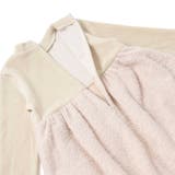 ベロア×ファンシーヤーン切り替えハイネックバルーンワンピース(90~140cm) | BeBe | 詳細画像19 