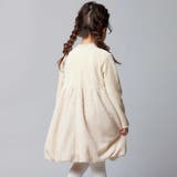 ベロア×ファンシーヤーン切り替えハイネックバルーンワンピース(90~140cm) | BeBe | 詳細画像7 