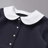 ダブルクロス3way付け襟長袖ギャザーワンピース(110~130cm) | BeBe | 詳細画像11 