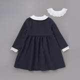 ダブルクロス3way付け襟長袖ギャザーワンピース(110~130cm) | BeBe | 詳細画像8 