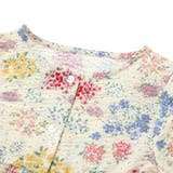 【お揃い】リップルマルシェフラワーパフスリーブワンピース(90~150cm) | BeBe | 詳細画像10 