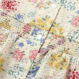 【お揃い】リップルマルシェフラワーパフスリーブワンピース(90~150cm) | BeBe | 詳細画像12 