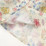 【お揃い】リップルマルシェフラワーパフスリーブワンピース(90~150cm) | BeBe | 詳細画像14 