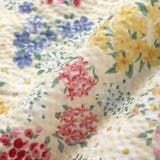 【お揃い】リップルマルシェフラワーパフスリーブワンピース(90~150cm) | BeBe | 詳細画像15 