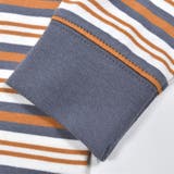 キャンプロゴTシャツ×マルチボーダーTシャツセット(90~150cm) | BeBe | 詳細画像12