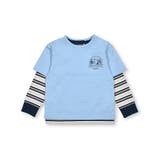 キャンプロゴTシャツ×マルチボーダーTシャツセット(90~150cm) | BeBe | 詳細画像14