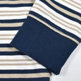 キャンプロゴTシャツ×マルチボーダーTシャツセット(90~150cm) | BeBe | 詳細画像20