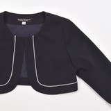 ボレロ+リボンタイ付きチェックワンピースアンサンブル(110~130cm) | BeBe | 詳細画像15 