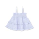 シャーリングティアードキャミブラウス+長袖ロゴTシャツセット | BeBe | 詳細画像2