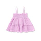 シャーリングティアードキャミブラウス+長袖ロゴTシャツセット | BeBe | 詳細画像5