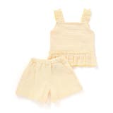 ぽこぽこシャーリングビスチェ+ショートパンツセットアップ(90~140cm) | BeBe | 詳細画像5 