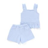 ぽこぽこシャーリングビスチェ+ショートパンツセットアップ(90~140cm) | BeBe | 詳細画像8 