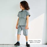 ストレッチナイロンシャツ+ハーフパンツセットアップ(100~150cm) | BeBe | 詳細画像2 