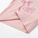 ランダムリブ長袖カーディガン+天竺リボンプリント半袖Tシャツセット | BeBe | 詳細画像20 