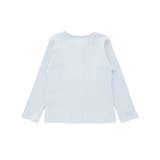ランダムリブ長袖カーディガン+天竺リボンプリント半袖Tシャツセット | BeBe | 詳細画像7 