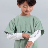 エッフェル塔ロゴ半袖Tシャツ+袖ラインロゴ長袖Tシャツセット | BeBe | 詳細画像5 