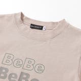 カノコ長袖カーディガン+ロゴプリント半袖Tシャツセット(90~150cm) | BeBe | 詳細画像17 