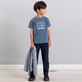 カノコ長袖カーディガン+ロゴプリント半袖Tシャツセット(90~150cm) | BeBe | 詳細画像5 