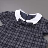 ボレロ+リボンタイ付きチェックワンピースセット(110~130cm) | BeBe | 詳細画像13 