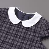 ボレロ+リボンタイ付きチェックワンピースセット(110~130cm) | BeBe | 詳細画像14 