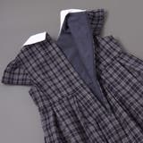 ボレロ+リボンタイ付きチェックワンピースセット(110~130cm) | BeBe | 詳細画像15 