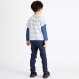 ボーダー半袖Tシャツ+長袖Tシャツセット(90~160cm) | BeBe | 詳細画像3 