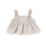 リネン調オックスブラウス+ロングパンツセットアップ(100~160cm) | BeBe | 詳細画像6 