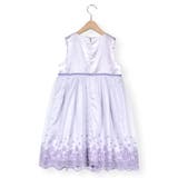 チュールレース+サテンワンピース(110~130cm) | BeBe | 詳細画像11 