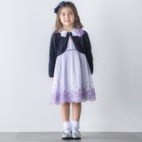 チュールレース+サテンワンピース(110~130cm) | BeBe | 詳細画像5 