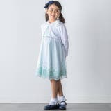 チュールレース+サテンワンピース(110~130cm) | BeBe | 詳細画像9 