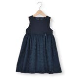 【日本製】シアー花柄切替ワンピース(110~130cm) | BeBe | 詳細画像8 