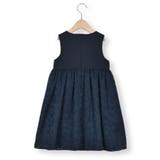 【日本製】シアー花柄切替ワンピース(110~130cm) | BeBe | 詳細画像9 