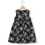 【日本製】ラッセルレースモノトーン花柄ドレス(90~150cm) | BeBe | 詳細画像15 