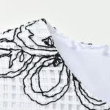 【日本製】ラッセルレースモノトーン花柄ドレス(90~150cm) | BeBe | 詳細画像8 