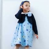 フラワープリントギャザーワンピース(110~130cm) | BeBe | 詳細画像3 