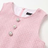 【お揃い】ブロッサムラメツイードローウエスト切替ジャンパースカート(100~15… | BeBe | 詳細画像10 