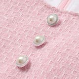 【お揃い】ブロッサムラメツイードローウエスト切替ジャンパースカート(100~15… | BeBe | 詳細画像11 