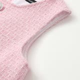 【お揃い】ブロッサムラメツイードローウエスト切替ジャンパースカート(100~15… | BeBe | 詳細画像12 